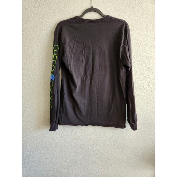 Cheech & Chong Black Graphic Long Sleeve Shirt- M - Picture 3 of 4